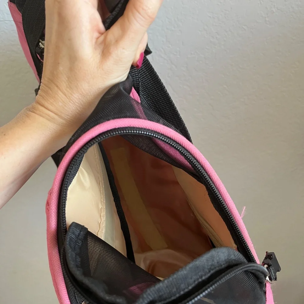 Pink dog carry bag medium